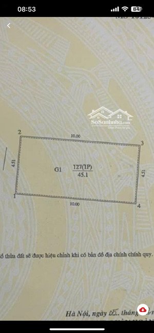 bán nhà tân mai - dtich 45.5m - mt 4.5m - giá 4.5 tỉ - nhà cũ để cải tạo xây ccmn.