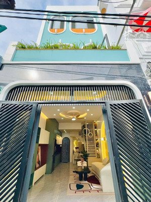 siêu phẩm nhà đẹp 42m² đường nguyễn huy lượng, p14, bình thạnh. xây 3 tầng, hẻm 5m