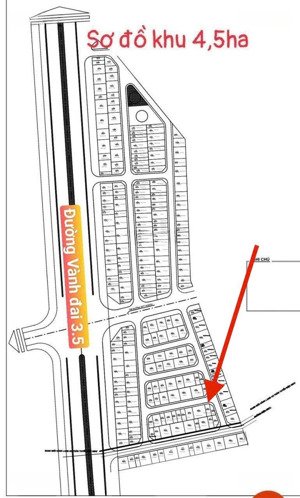 lô 50m- 60m-72m (góc) khu đất dịch vụ 4.5ha giáp đường vành đai 3.5 đối diện kđt vườn cam, an lạc