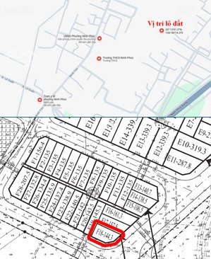 bán lô đất đầu ve đẹp nhất khu đấu giá ninh phúc, trung tâm thành phố ninh bình