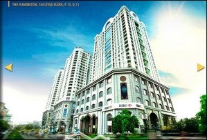 chính chủ cần bán căn hộ flemington , q.11 , 97m2, 3pn, giá 6,8 tỷ , sổ hồng