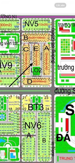 đất nền dự án hud 108m2 6x18m, đã có sổ hồng riêng chủ cần bán gấp liên hệ em để có giá tốt
