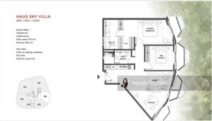 bán căn hộ vip 2pn sky villas ban công rộng tại haus đà lạt