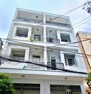 5pn 3wc hẻm 8m 4x11m trệt 3 lầu