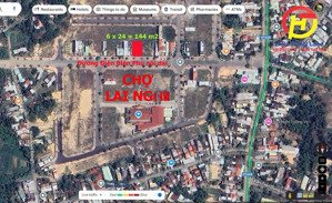 khu phố chợ lai nghi (có sổ): bán lô đất mặt tiền đường điện biên phủ nối dài trước chợ mới