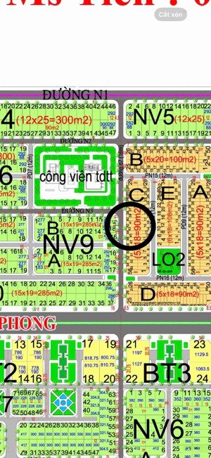 bán lô đất nhà phố 5x18m 90m2 đường 16m dự án hud khu đô thị mới long thọ phước an
