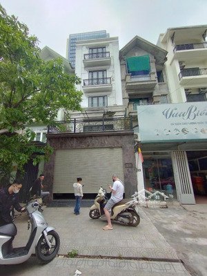 cho thuê nhà kđt vov lương thế vinh, mễ trì, nam từ liêm, dt 91m2, mặt tiền 5m, 5 tầng.