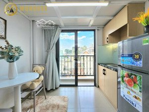cho thuê duplex - ban công tại hoàng sa, giáp q3, pn, full nội thất - thang máy, nhà mới