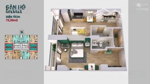 grand sunlake văn quán, hà đông. 72m2, 2pn, 2wc. view đẹp