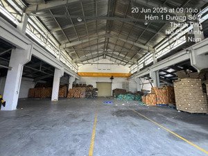 cho thuê 800-3000m2 diện tích kho xưởng tại đường nguyễn văn bá thủ đức hồ chí minh lh 