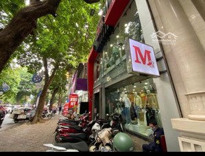 cho thuê đất sổ đỏ mặt phố lĩnh nam - q. hoàng mai . dt 1100m2, mặt tiền 40m, kd nhà hàng bia, cf