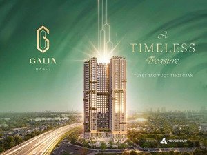 tặng ngay 1 chỉ vàng - bán căn góc 2pn view sông hồng duy nhất tại galia yên sở full nội thất 5 sao