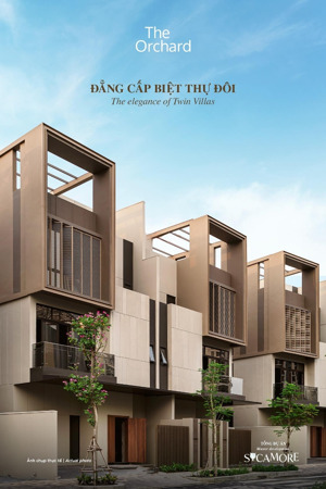 bán gấp - biệt thự song lập, dự án the orchard, do capitaland phát triển.