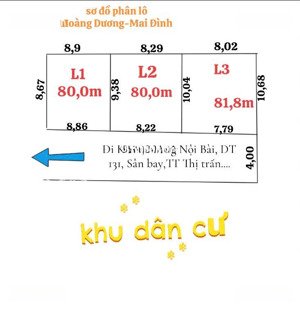 bán đất tại mai đình, sóc sơn, hà nội, giá thỏa thuận, 80m2