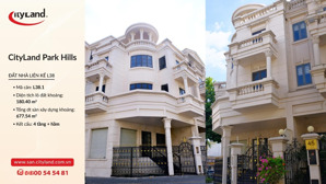 cityland group cho thuê nhà phố thương mại/ shophouse khối đế mặt tiền kdc cityland park hills