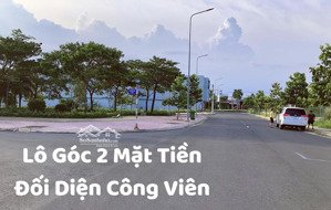 cắt lỗ 450tr lô góc 105m2 - 1,85 tỷ view công viên khu d2d gần chợ và trường học