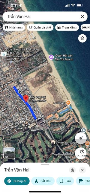 bán cặp đất 433m2 đường 7m5 trần văn hai ngang 15m, khu biển tân trà