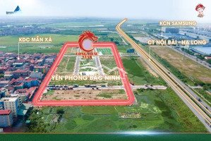 3,8 tỷ lô 90m2 full thổ cư đối diện nhà máy sam sung bắc ninh, đất đã có sổ