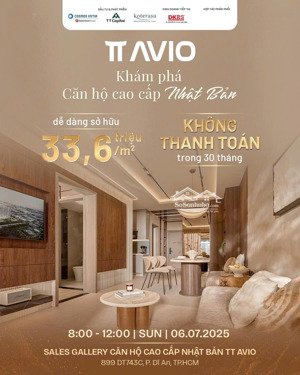 mua căn hộ hiện hữu sẵn chỉ 20% sau đó ngưng tới lúc nhận nhà, căn hộ nhật tt avio bình dương.