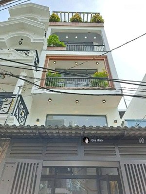 nhà gần chợ tân trụ với diện tích 54.6m2 hoàng bật đạt, tân bình. giá 2 tỷ 350, xây 1 trệt 3 lầu