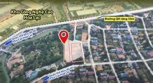  bán đất phú cát, full thổ cư, 100m2, mặt tiền 6.5m, đường vào 10m, sát khu cnc