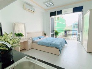 phòng trọ studio rẻ quận bình thạnh bancol cửa sổ