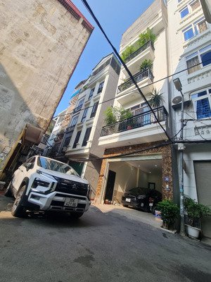 bán nhà lĩnh nam, 70m2 x 5 tầng thang máy, mặt tiền 4.8m, mặt ngõ kinh doanh, ô tô 7 chỗ vào nhà