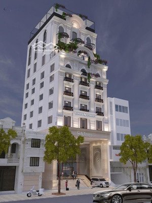 bán toà căn hộ dịch vụ phố hoàng quốc việt dt 100m2 x 5t thang máy, doanh thu cao