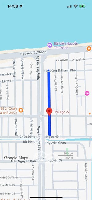 bán đất mặt tiền phú lộc 22, sát biển nguyễn tất thành và cạnh shophouse nguyễn sinh sắc