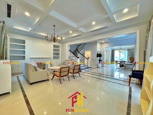 bt đơn lập vinhomes riverside cho thuê đầy đủ nội thất hiện đại, view cống sông rộng