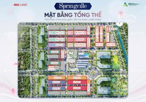 thông tin giá bán & tiến độ thanh toán springville nhơn trạch - ngay cổng chính sân bay long thành