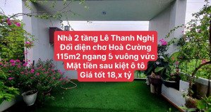 nhà 3 tầng lê thanh nghị đối diện chợ hoà cường mới đẹp, vừa ở vừa có dòng tiền 25tr/tháng giá tốt!