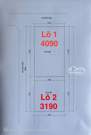 bán gấp 2 lô đất kiệt 141 tiểu la, lô 1, 80m2 ngang 7m, lô thứ 2 liền kề 55m2, tổng 2 lô 136m2