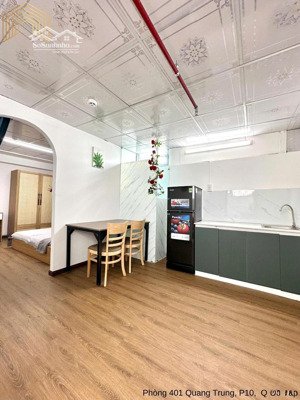 siêu phẩm gò vấp - cho thuê căn hộ 1pn riêng biệt full nội thất xịn sò mới xây - dọn vào ở ngay!
