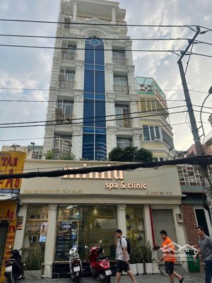 bán toà nhà mặt tiền ngô tất tố phường 19 bình thạnh, diện tích: 7.7x17m, hđt: 150tr/th giá 55tỷ tl