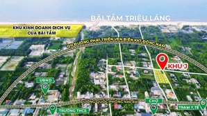 vị trí đắc địa ngay quảng trường biển - đất nền ven biển triệu lăng nhỉnh 3tr/m2 cách biển chỉ 300m