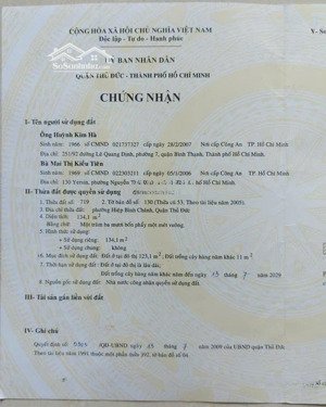 giá 73 tr/m². đất đường 23 khu bên sông phường hiệp bình chánh thủ đức