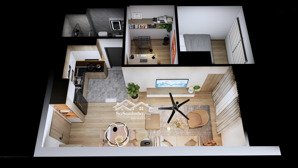 cho thuê căn hộ 1pn chung cư lavida plus, nhà full nội thất cao cấp, mới đẹp. lh 