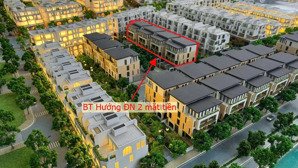 bán căn bt sân vườn 2 mặt tiền bt3 căn 05, diện tích 160m2 hướng đông nam tại vaquarius văn giang