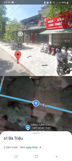nhà mặt phố bà triệu sầm sơn gần biển
