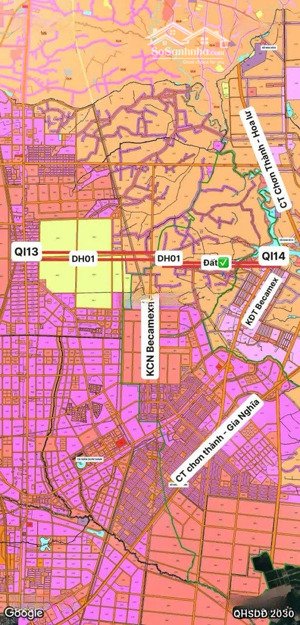 đất mặt tiền đường dh 01 nhựa, phường minh thành, giá cắt lỗ sâu hơn 50% nối ql13 đến ql14