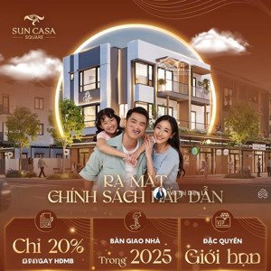 bán nhà phố sun casa square nhận nhà chỉ với 40% trung tâm vsip ii, tp mới bình dương