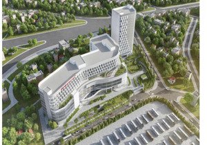 siêu dự án bệnh viện mặt đường phạm hùng, 300 giường, 5 tòa nhà, 26104m2 giá chỉ 850 tỷ.
