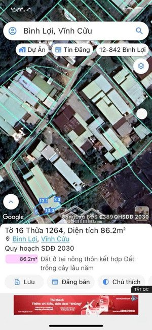 bán đất phường tân triều (xã bình lợi cũ) full thổ cư 100%. đường xe ô tô, giá chỉ: 790 triệu