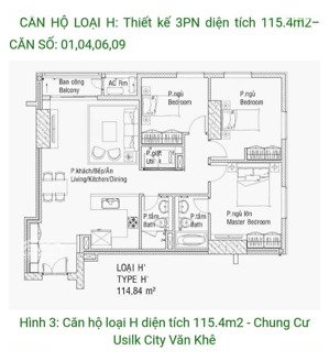 chủ nhà cần bán nhanh cc usilk city, giá tốt chỉ với 6,3 tỷ, 116m2, 3pn, 2wc