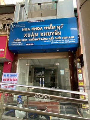 cho thuê nhà mặt phố quang trung, 22 triệu, 56 m2, 4 tầng mặt tiền 5m hà đông, hà nội