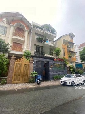 biệt thự châu âu nội khu hoàng hoa thám, phường 13, tân bình, 7 x 20m, kc 4 tầng, 23,9 tỷ tl