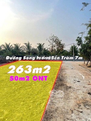 đất nền thổ cư, mặt tiền lộ xóm tại đặc khu phú quốc với diện tích 263,6m2, giá 2,25 tỷ.