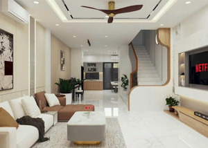bán nhà 3 tầng xây mới cực đẹp, trục số 55 đường 18m