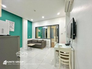 căn hộ 1 phòng ngủ full nội thất ngay mặt tiền dương bá trạc quận 8 gần cầu nguyễn văn cừ